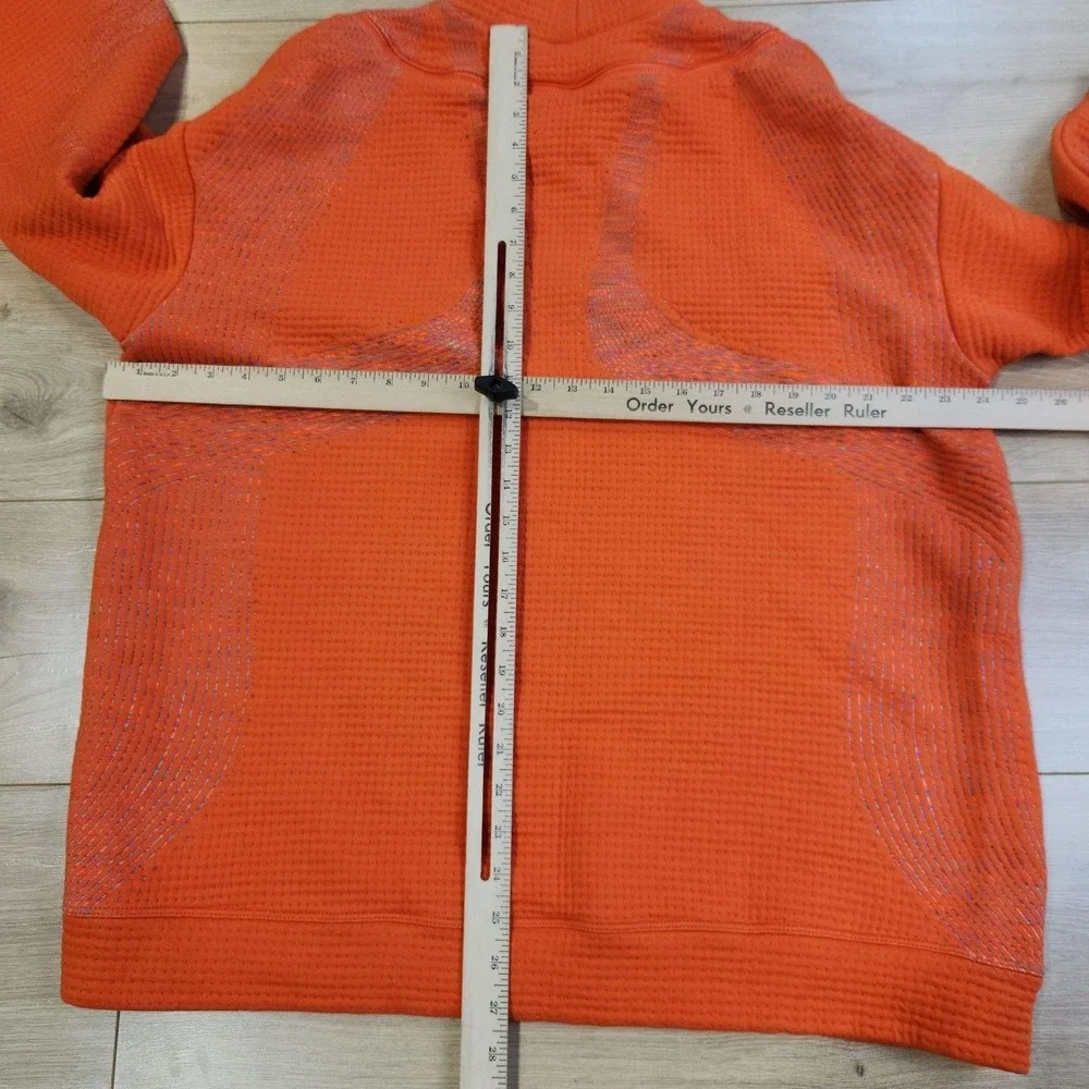 Nike City Ready Mock Neck Tech Pack Oversized Pullover Womens Medium Orange